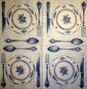 131 Dishes - 3-ply (bright) blue) - Ihr